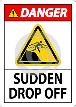 Danger Sign Sudden Drop Off