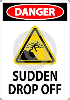 Danger Sign Sudden Drop Off