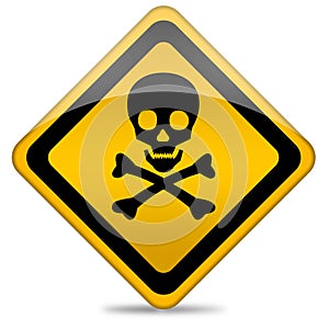 Danger skull sign