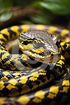 danger snake macro shot , dangerous snake close-up photo