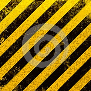 Danger striped background