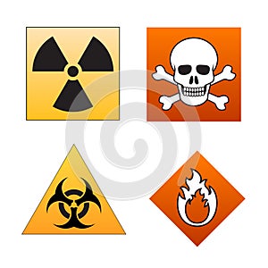 Danger symbols and signals