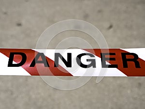 Danger tape photo