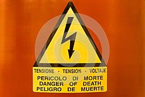 Danger Tension Sign