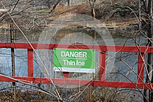 Danger Thin Ice