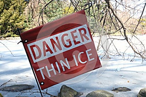 Danger Thin Ice photo