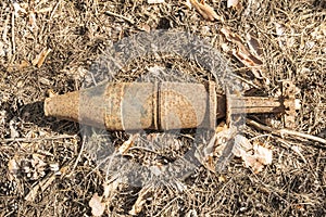 Danger - unexploded rust bomb