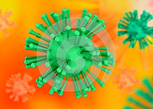 The Danger of Virus infection - 3D