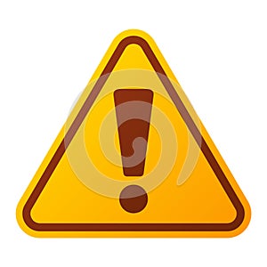 Danger warning attention sign icon