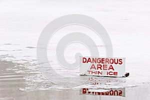 Dangerous area: Thin Ice