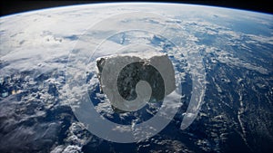Dangerous asteroid approaching planet Earth