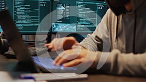 Dangerous coder hacking security system to steal big data