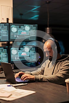 Dangerous coder hacking security system to steal big data