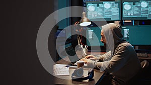 Dangerous coder hacking server to destroy information