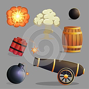 Dangerous explosive items and explosions