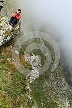 Dangerous hiking photo