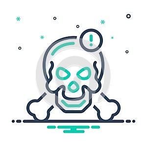 Mix icon for Dangerous, danger and risk