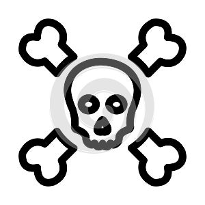 Dangerous  Isolated Vector icon that can be easily modified or edited