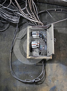 Dangerous mcb cable connection.