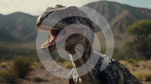 dangerous predator dinosaur, ai-generatet