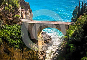 Dangerous Road, Amalfi Coast, Italy