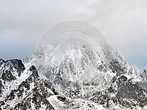 Dangerous storm over High Tatras photo