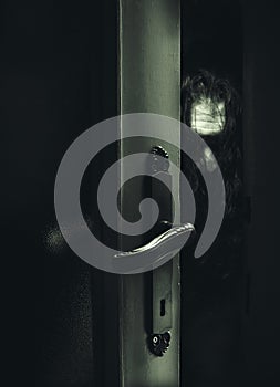 Dangerous Stranger Behind The Door