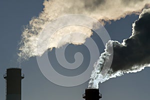 Dangerous toxic CO2 cloud photo