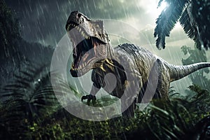 Dangerous tyrex, AI generated