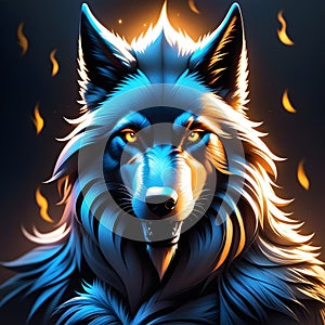 dangerous werefolf, ai-generatet