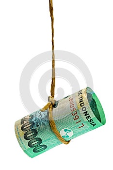 Dangling Indonesian rupiah