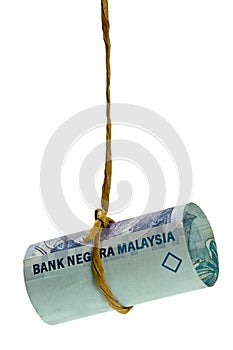 Dangling Malaysian Ringgit