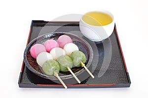 Dango japanese dumpling and sweet