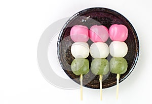 Dango japanese dumpling and sweet