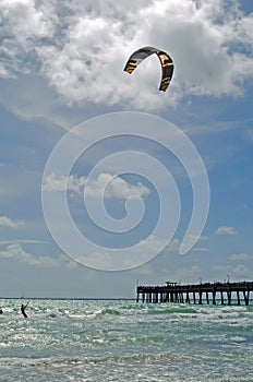 Dania Beach Kite Surfers