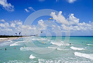 Dania Beach Kite Surfers