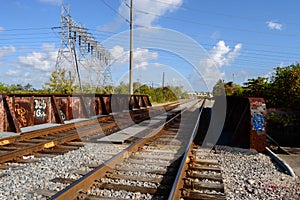 Dania train tracks