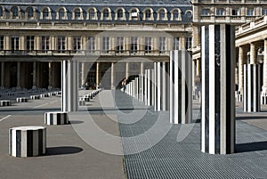 Daniel Buren's Columns. Paris, France