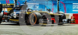 Daniel Ricciardo in Renault Formula One racing car