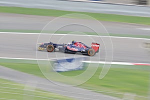 Daniel Ricciardo of STR-Ferrari racing