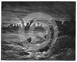 Daniel's vision of the four beasts