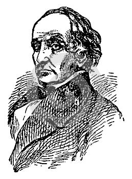 Daniel Webster, vintage illustration