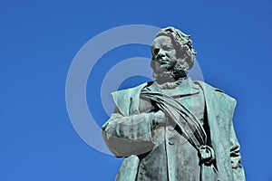 Daniele Manin monument in Venice