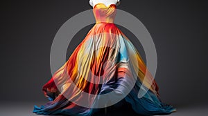 Daniil Holman\'s Rainbow Dress: A Stunning Blend Of Digital Airbrushing And Unpolished Authenticity photo