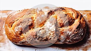 danis bread on a white background