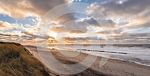 Danish beach coastline