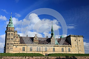 The Danish castle Kronborg in Helsingor.
