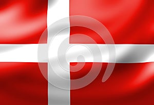 Danish flag photo