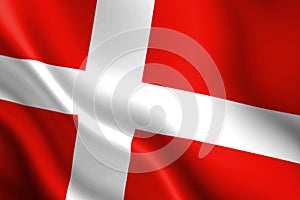 Danish flag photo