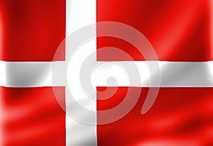 Danish flag photo